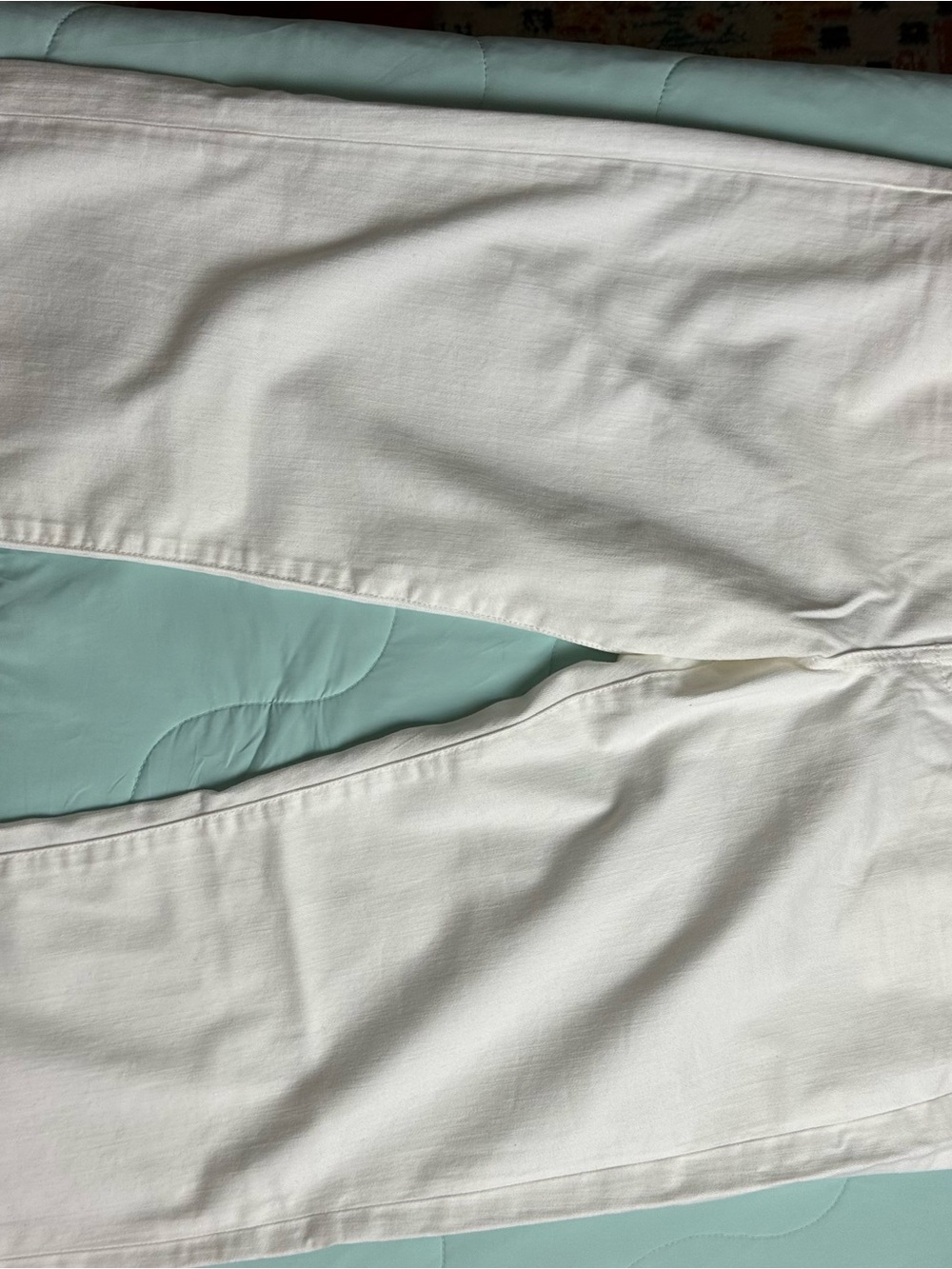 Lucky Brand White Crop Easy Rider Jeans